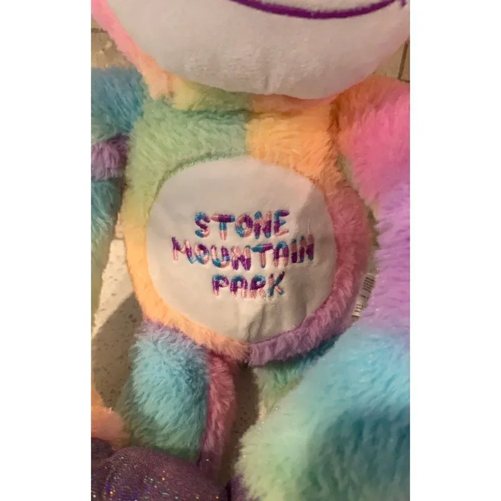 Rainbow Tie-dye monkey‎ Plush b32